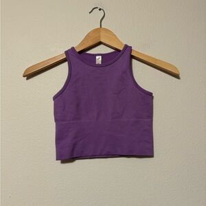 5/$55 !! 🔥 FORNIA Vibrant Purple Women's Crop Top